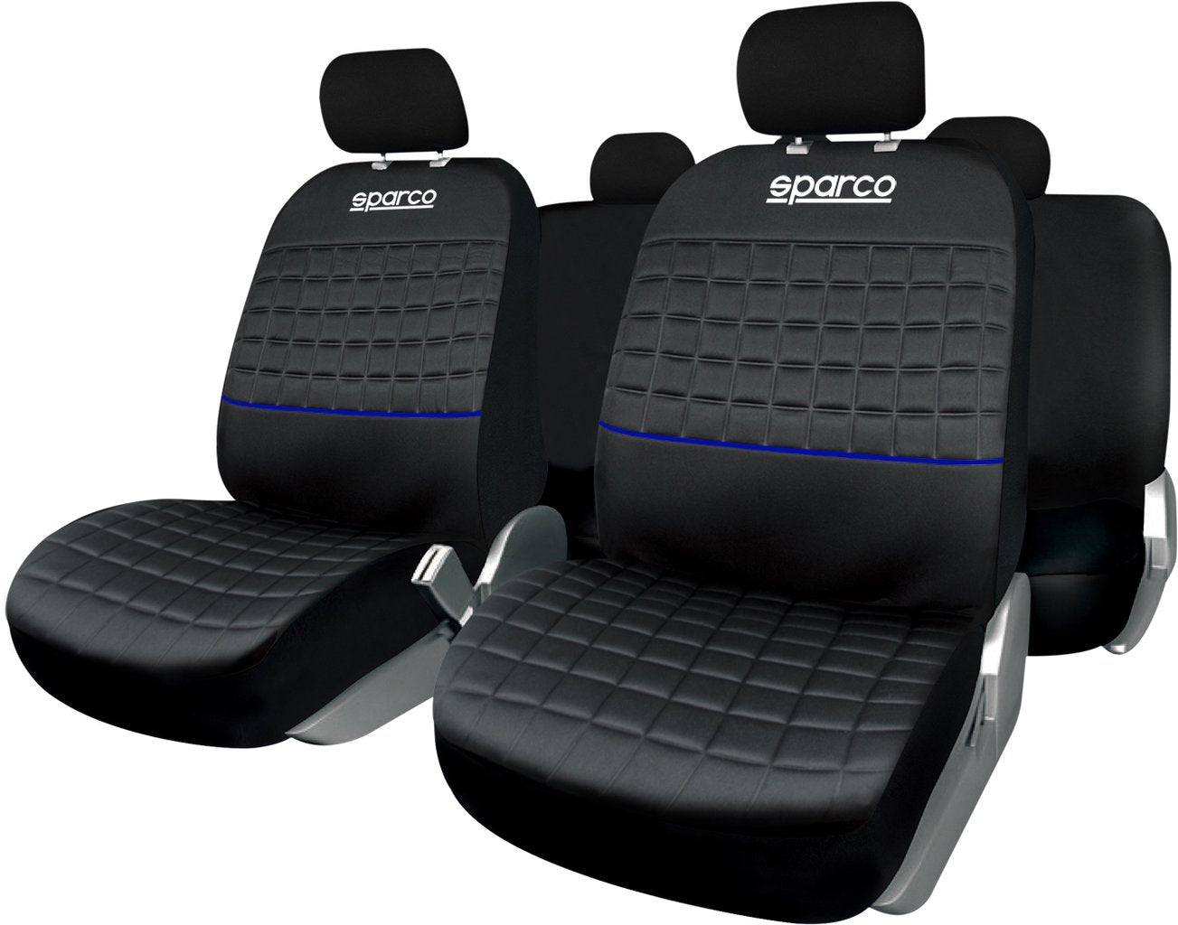 SPARCO Set universale SPC1042 coprisedili auto completo nero blu
