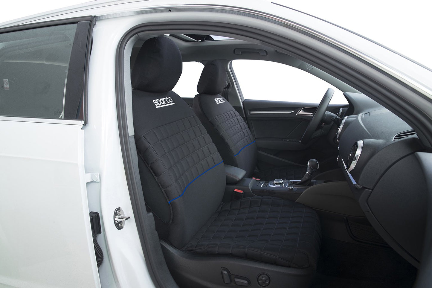 Set universale SPC1042 coprisedili auto completo nero/blu