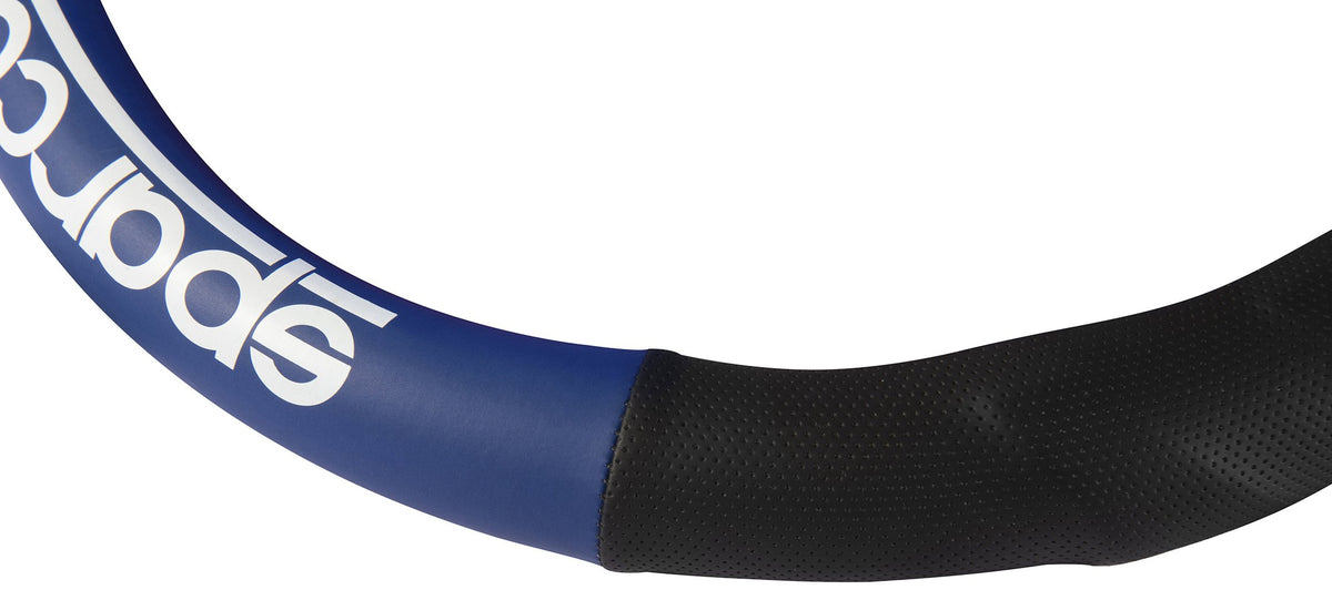 SPARCO Coprivolante e passacintura SPC1111K auto universali blu nero Imbottito