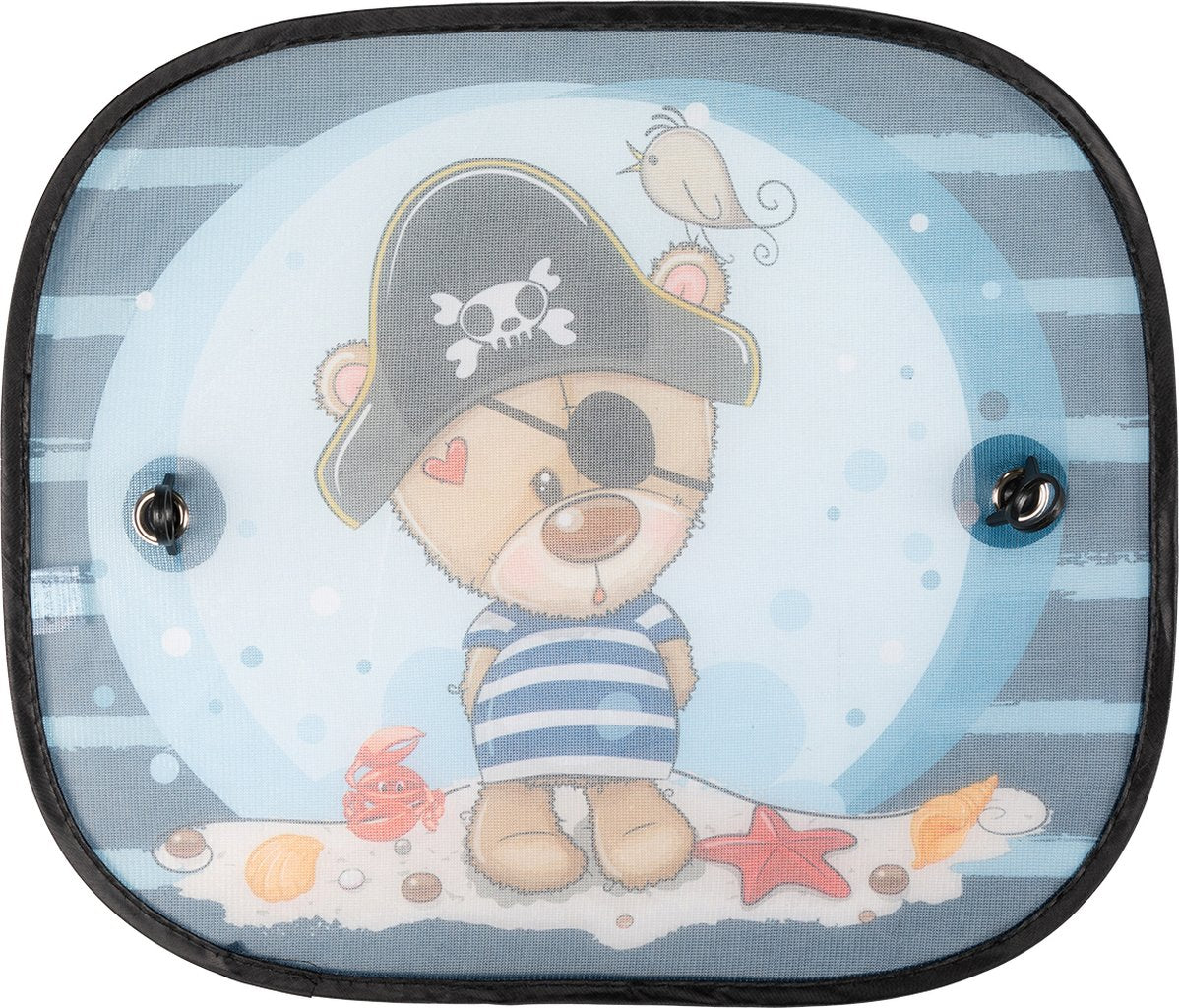 START Coppia tendine laterali auto ventose incluse grafica orsetto 44x36 cm