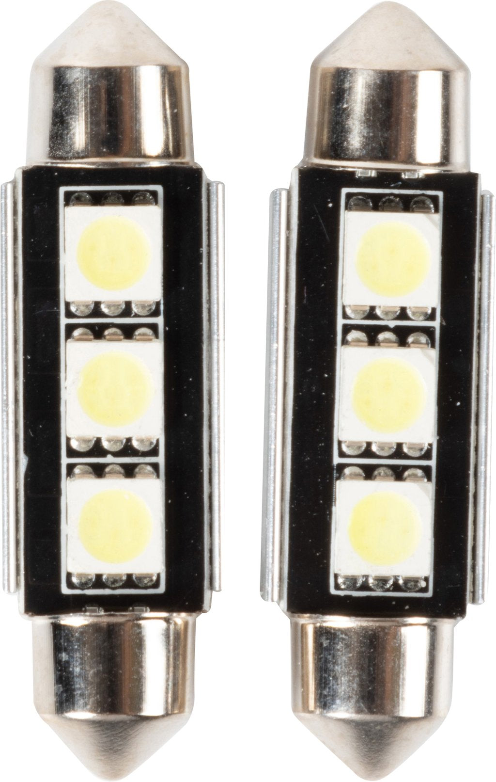 START Lampadine siluro auto 3 Led 12V 10W due pezzi 41 mm illuminazione targa