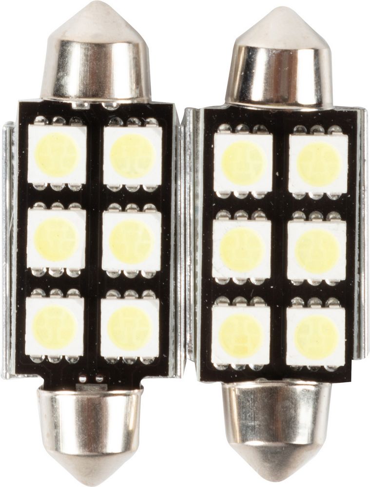 Lampadina siluro auto C5W 3 Led 2 pezzi 12V SV8,5 tecnologia Can bus