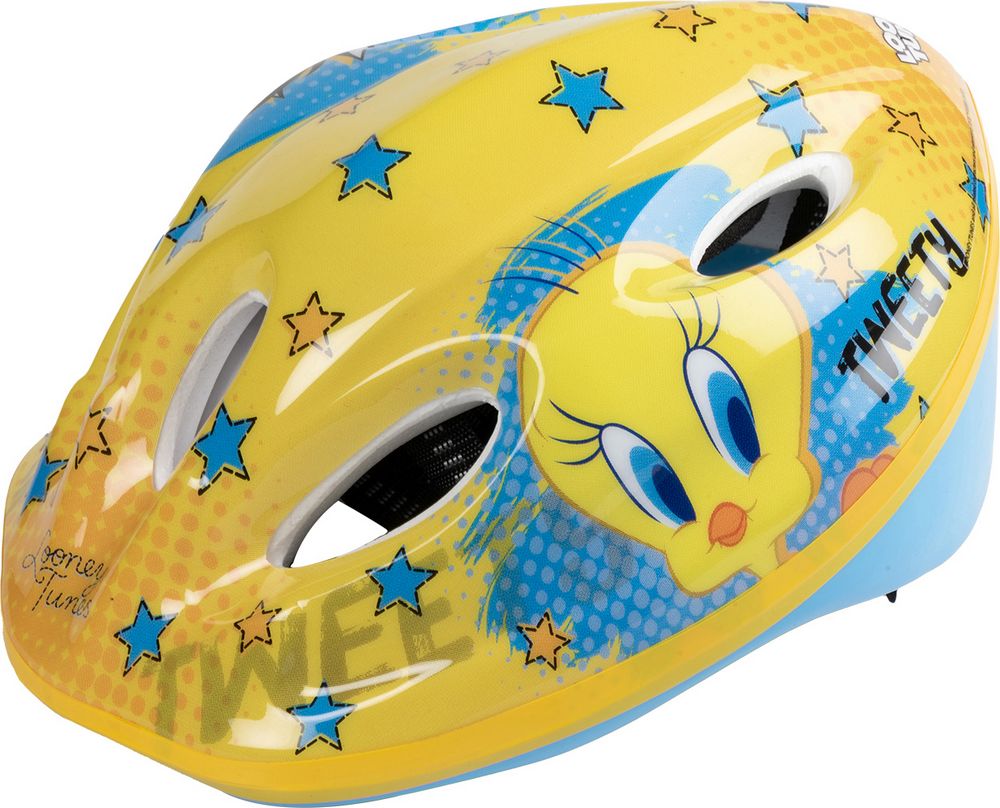 Casco ciclo bambino bambina Looney Tunes Titti Silvestro 52-56 cm