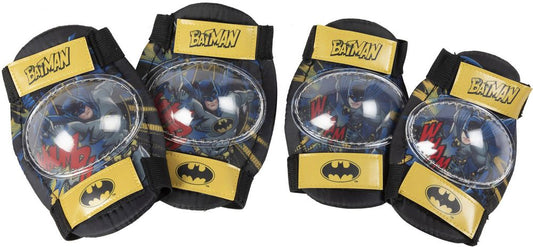 Kit di protezione bici gomitiere ginocchiere bambino Batman uomo pipistrello