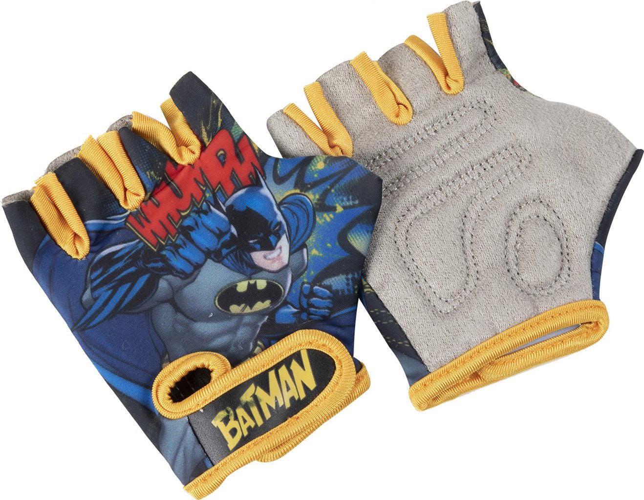 TATAWAY DC Comics Coppia di guanti bici bambino Batman supereroe giallo nero