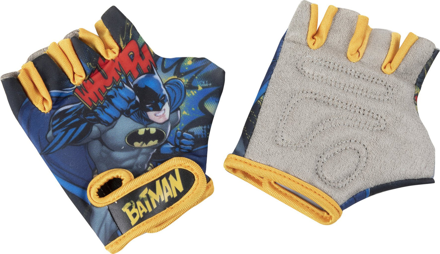 TATAWAY DC Comics Coppia di guanti bici bambino Batman supereroe giallo nero