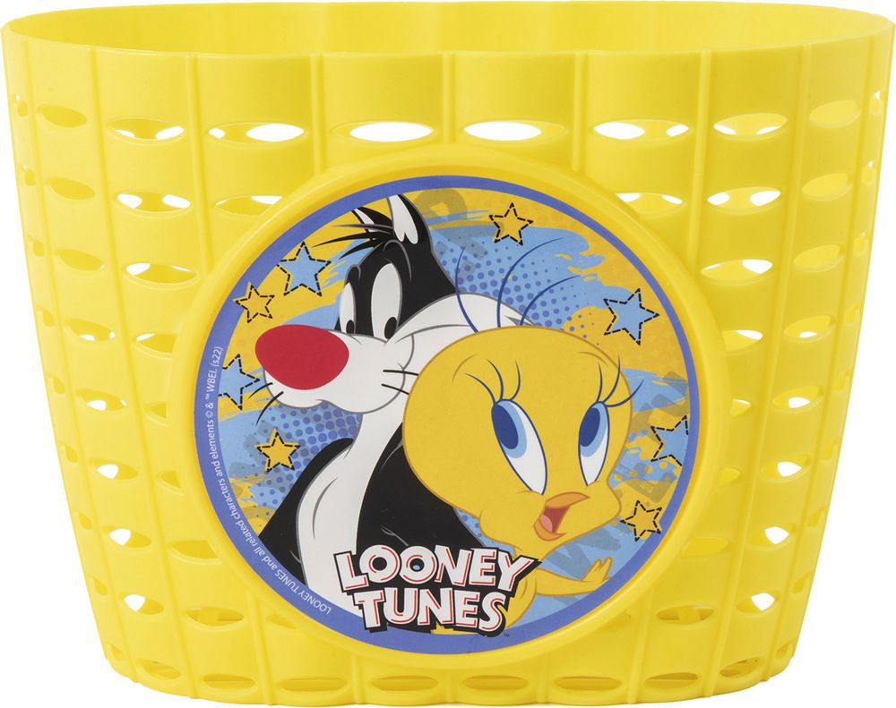 Cestino portaoggetti ciclo bici bambino Looney Tunes Titti Silvestro