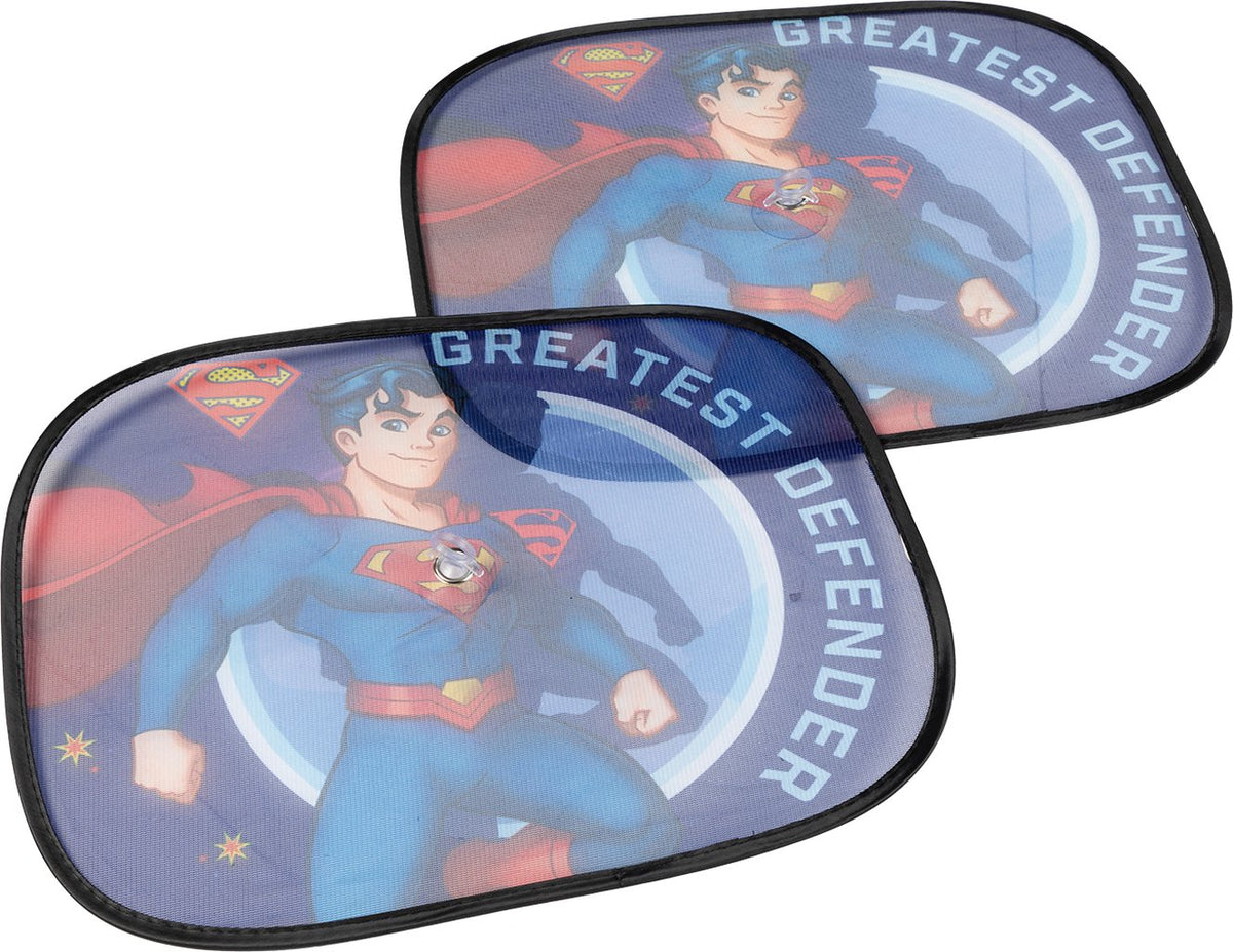 Tataway DC Tendine Laterali Superman 44 x 35 cm  Parasole Auto 2 Pezzi