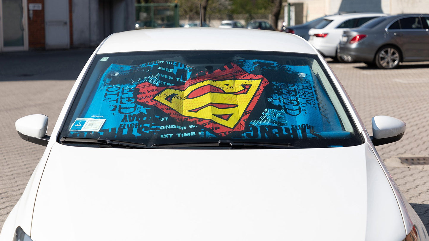 TATAWAY DC Comics Parasole anteriore auto Superman 130x70 cm ? Protezione solare