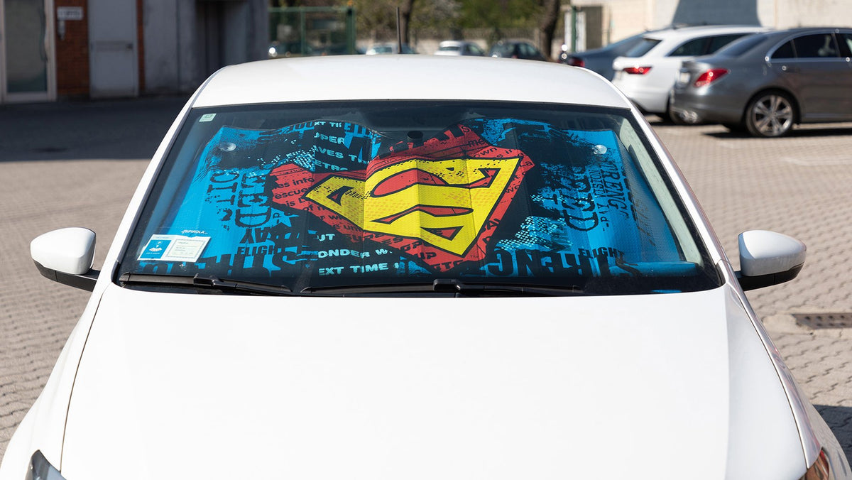 Tataway DC Parasole Auto Superman 130 x 70 cm  Protezione per Parabrezza