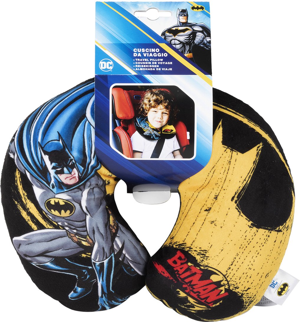 Tataway DC Cuscino da Viaggio Batman  Comfort per Bambini in Viaggio