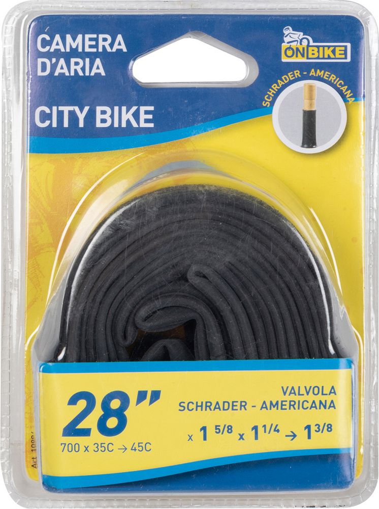 Camera dAria 28 con Valvola Schrader per MTB e City Bike Adulti