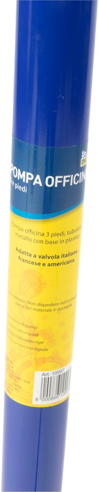 ON BIKE Pompa Officina Bici Metallo 3 Piedi Gonfiaggio Rapido