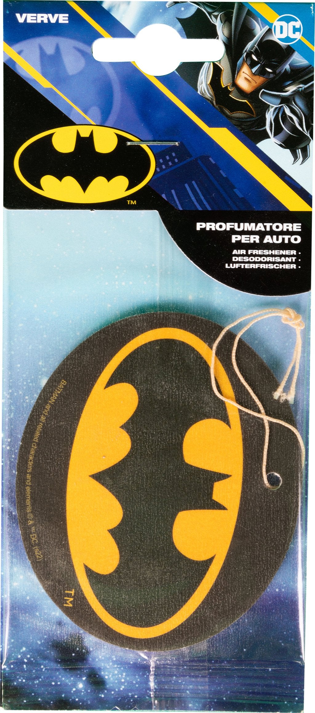 TATAWAY DC Comics Profumatore deodorante auto Batman fragranza verve nero
