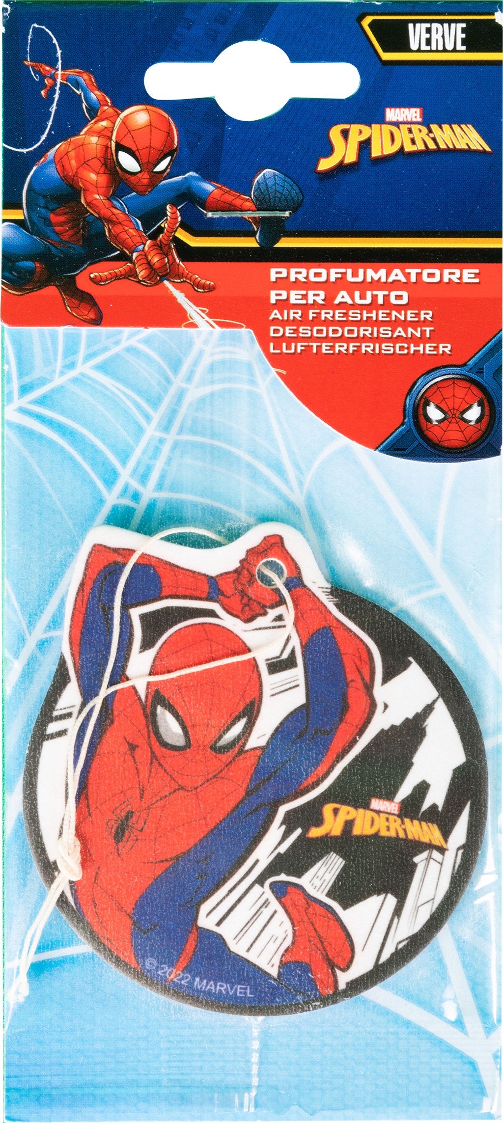 TATAWAY Marvel Profumatore deodorante auto Spiderman verve rosso nero uomo ragno