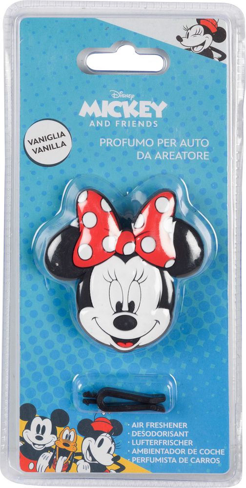 Profumatore deodorante auto da aeratore Minnie al gusto di vaniglia