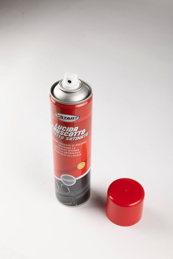 Spray lucida cruscotto effetto satinato 400 ml , massima protezione