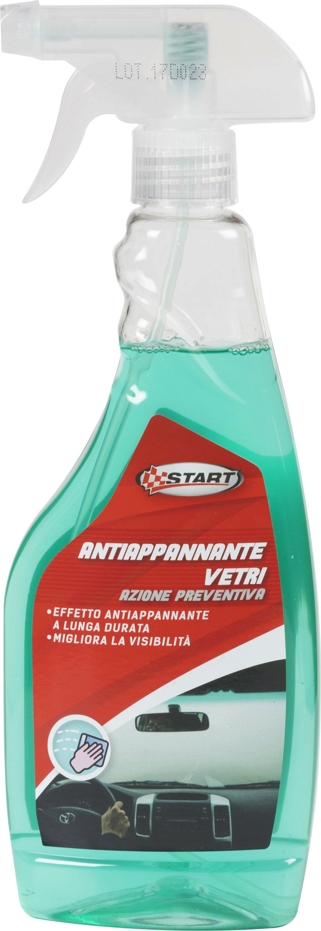 START Spary Trigger antiappannante per vetri 500 ml, azione preventiva