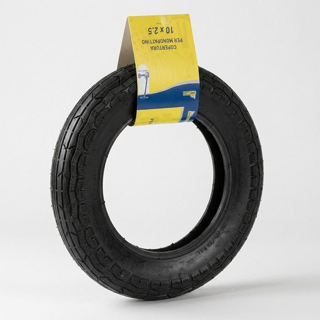 ON BIKE Copertura Monopattino 10x2.5 Gomma Ruota Per Elettrico Auto Originale