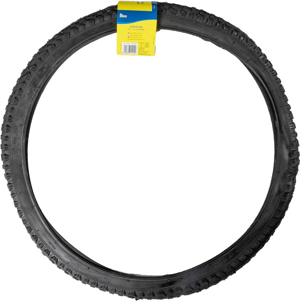 Copertura nera per ruota bici adulto,26 pollici x 2,125, sicura e resistente Mountain Bike