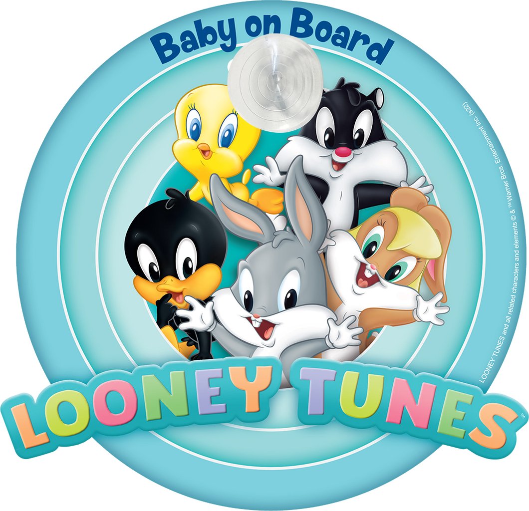 TATAWAY Looney Tunes Warner Bros Bimbo a bordo, segnale di sicurezza per auto