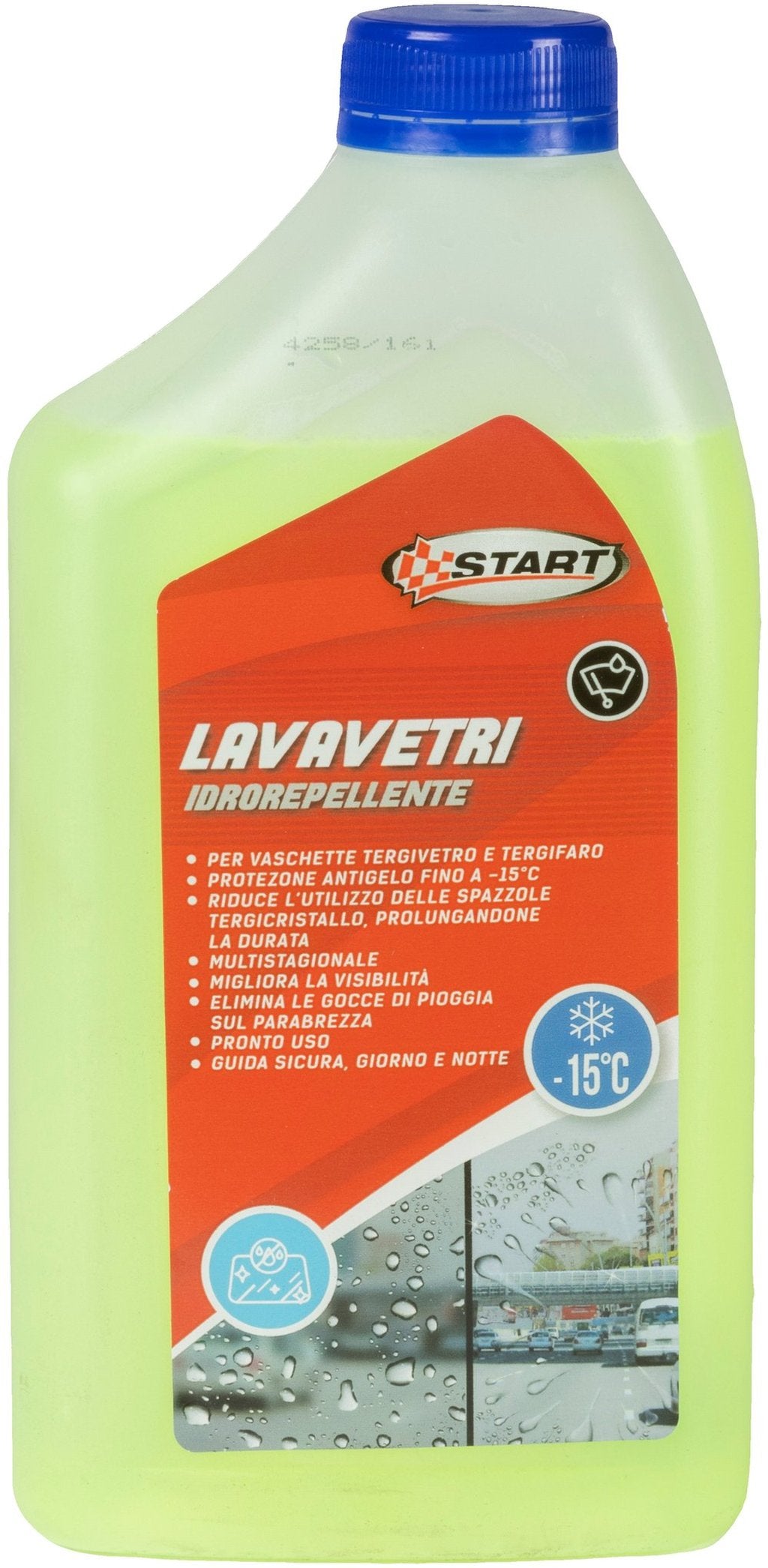 START Lavavetri idrorepellente auto da 1 litro, per vaschette tergivetro