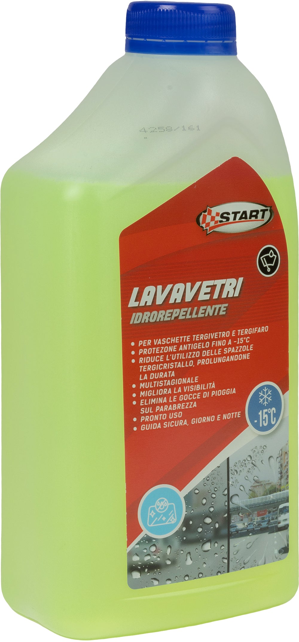 Lavavetri idrorepellente auto da 1 litro, per vaschette tergivetro e tergifaro