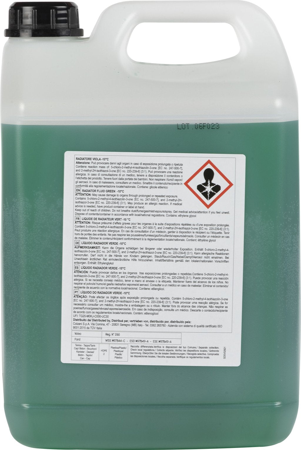 START Liquido Radiatore Verde -10? +120?  Antigelo e Anticorrosivo per Motori