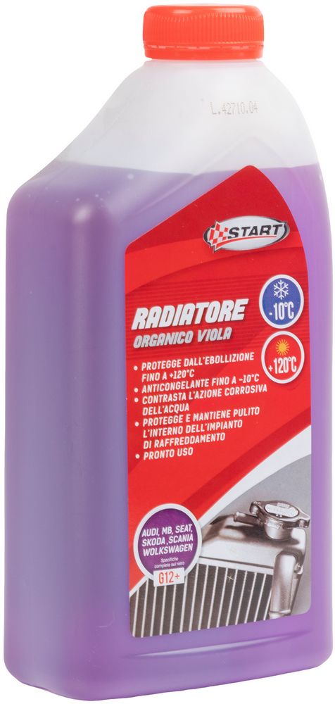 START Liquido radiatore viola organico G12+ 1L anticongelante -10C +120C