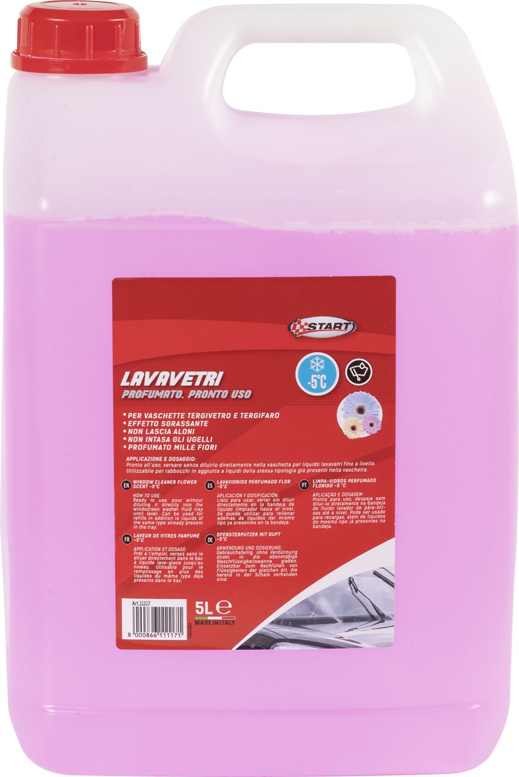 START Lavavetri profumato ocean -5 gradi - capienza 5 litri - per vaschette