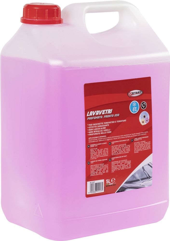 Lavavetri profumato millefiori -5 gradi - capienza 5 litri - effetto sgrassante