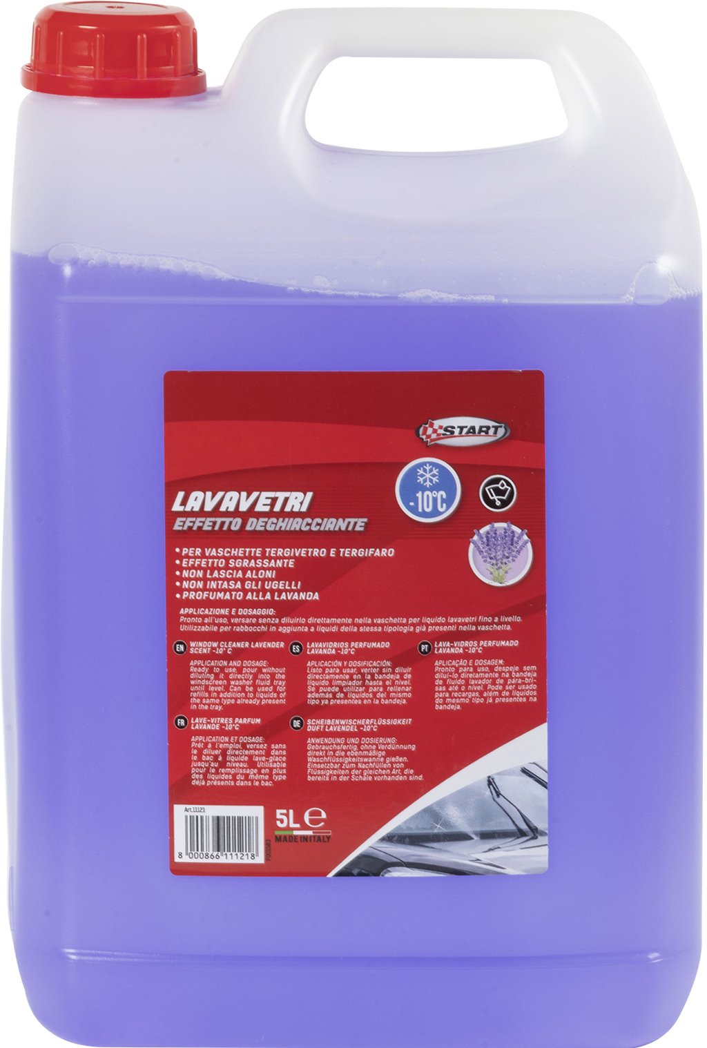 START Lavavetri profumato Lavanda - effetto deghiacciante - capienza 5 litri