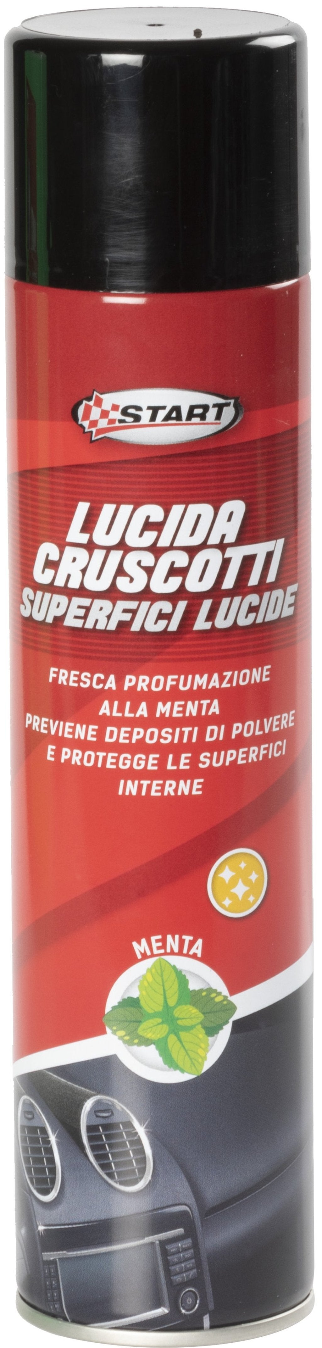 START Lucida cruscotto spray 400 ml - profumazione menta - previene i depositi