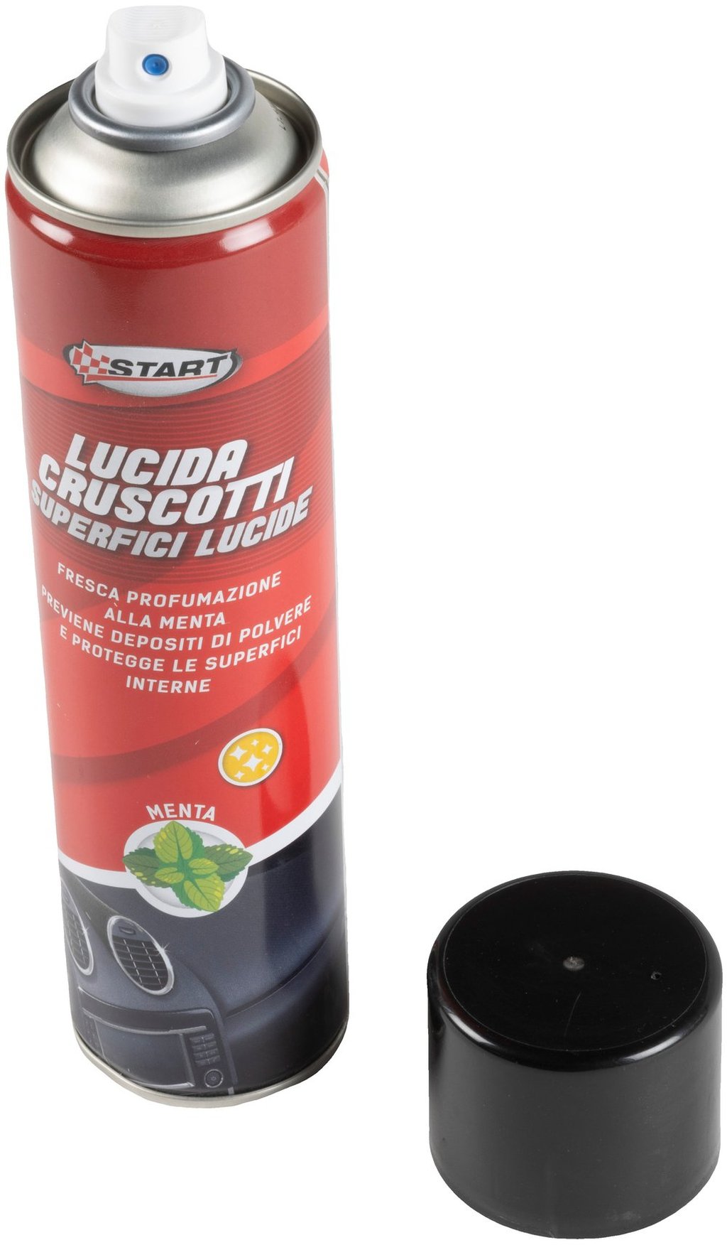 START Lucida cruscotto spray 400 ml - profumazione menta - previene i depositi
