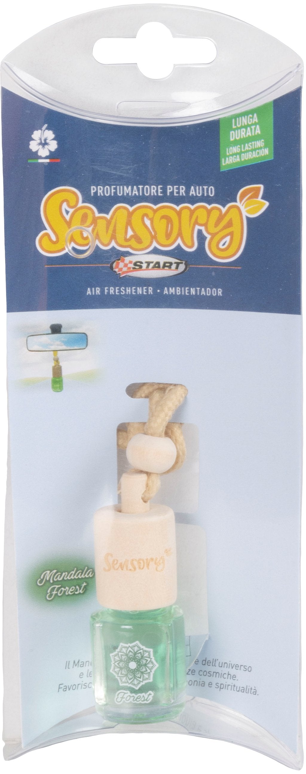 START Boccetta deodorante per auto Sensory - profumazione forest - da appendere