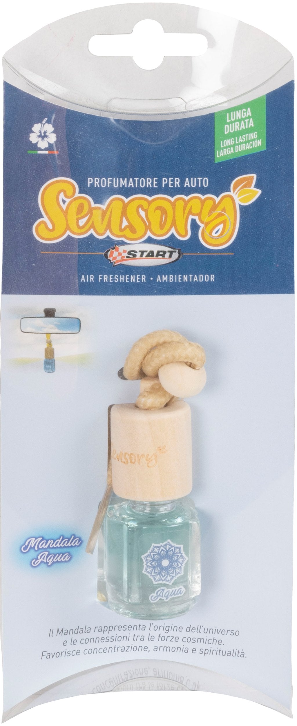 START Boccetta deodorante per auto Sensory - profumazione aqua - da appendere