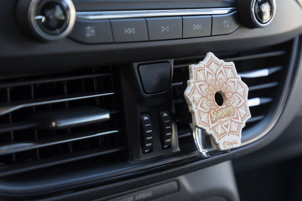 Sensory profumatore per auto in legno da areatore - profumazione vaniglia