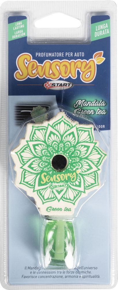Sensory profumatore per auto in legno da areatore - profumazione green tea
