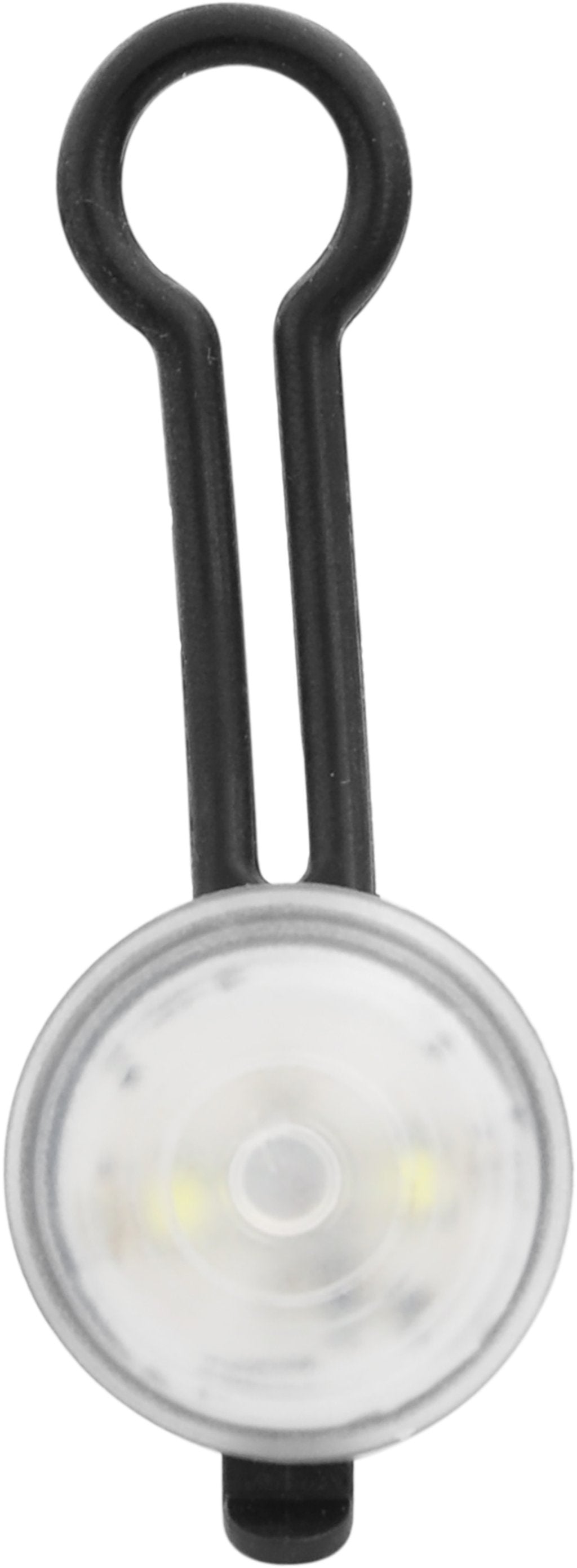 ON BIKE microlampade tonde bianche per bicicletta con 2 LED, doppia funzione