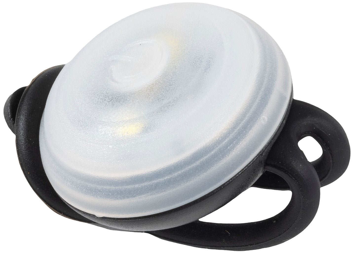 ON BIKE microlampade tonde bianche per bicicletta con 2 LED, doppia funzione