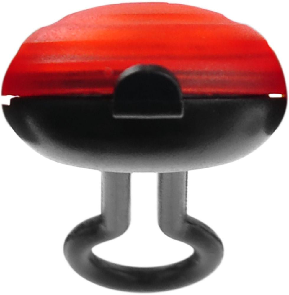 On Bike fanalini microlampade tonde bicicletta di colore Rosso con doppia funzione
