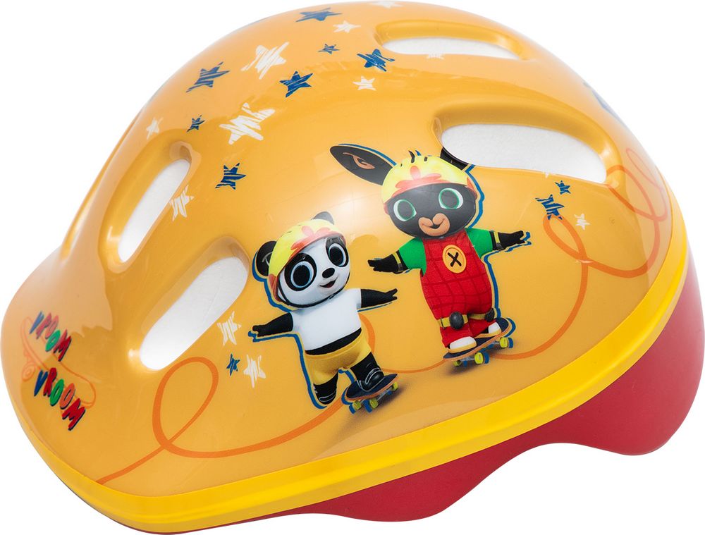 Casco ciclo bambino coniglietto Bing bici bicicletta 44 -48 cm protezione giallo