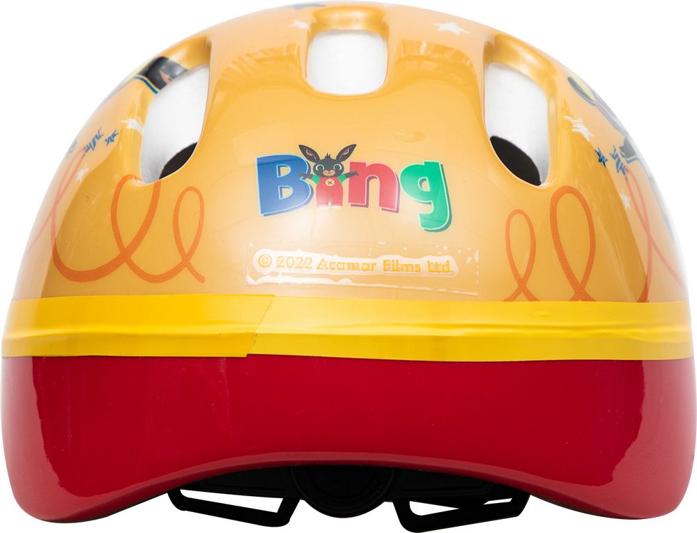 Casco ciclo bambino coniglietto Bing bici bicicletta 44 -48 cm protezione giallo