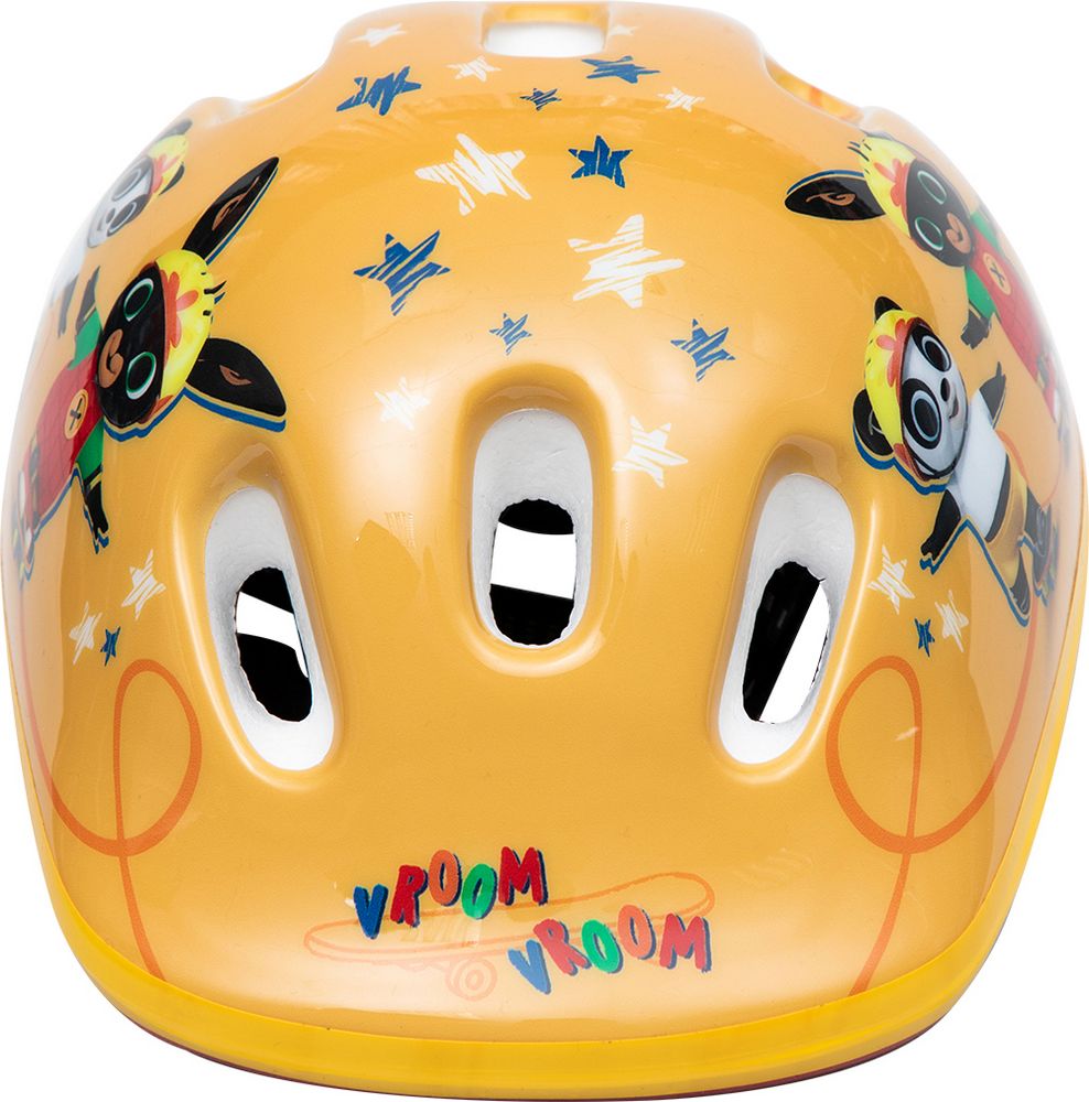 Casco ciclo bambino coniglietto Bing bici bicicletta 44 -48 cm protezione giallo