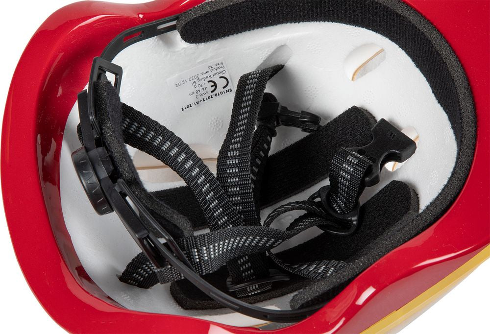 Casco ciclo bambino coniglietto Bing bici bicicletta 44 -48 cm protezione giallo