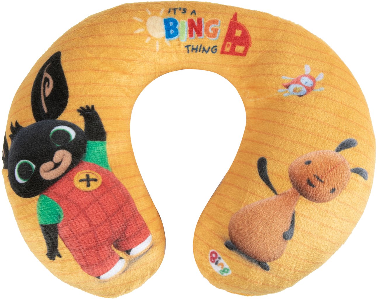TATAWAY Cuscino baby per collo da Viaggio Cervicale in tessuto coniglietto Bing