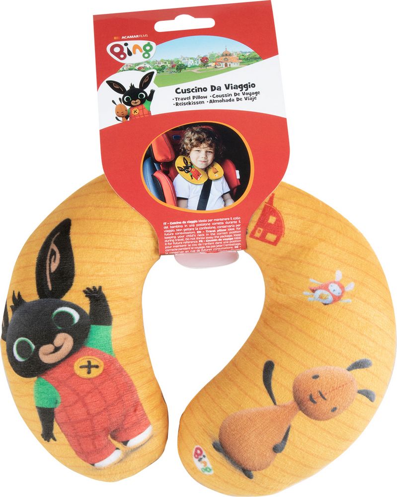 Cuscino baby per collo da Viaggio Cervicale in tessuto coniglietto Bing Bambini