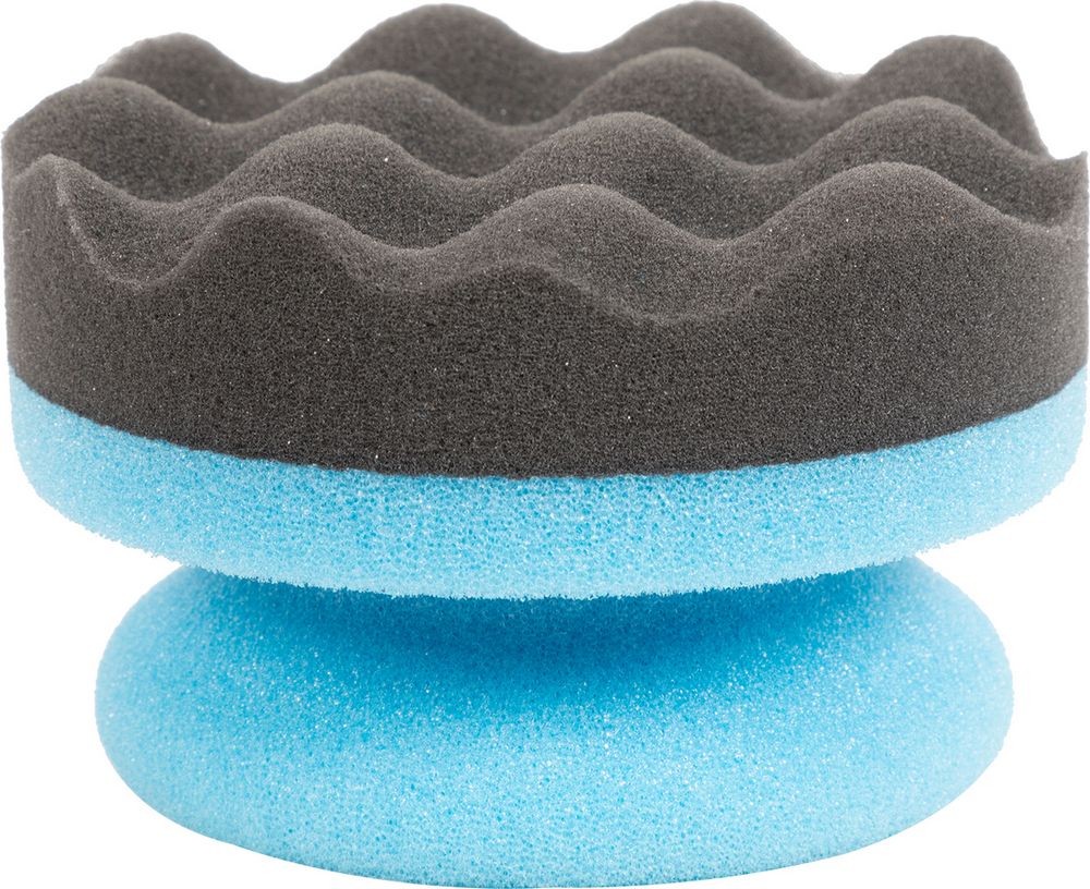Tampone ergonomico antigraffio per pulizia cerchioni diametro 8,5 cm