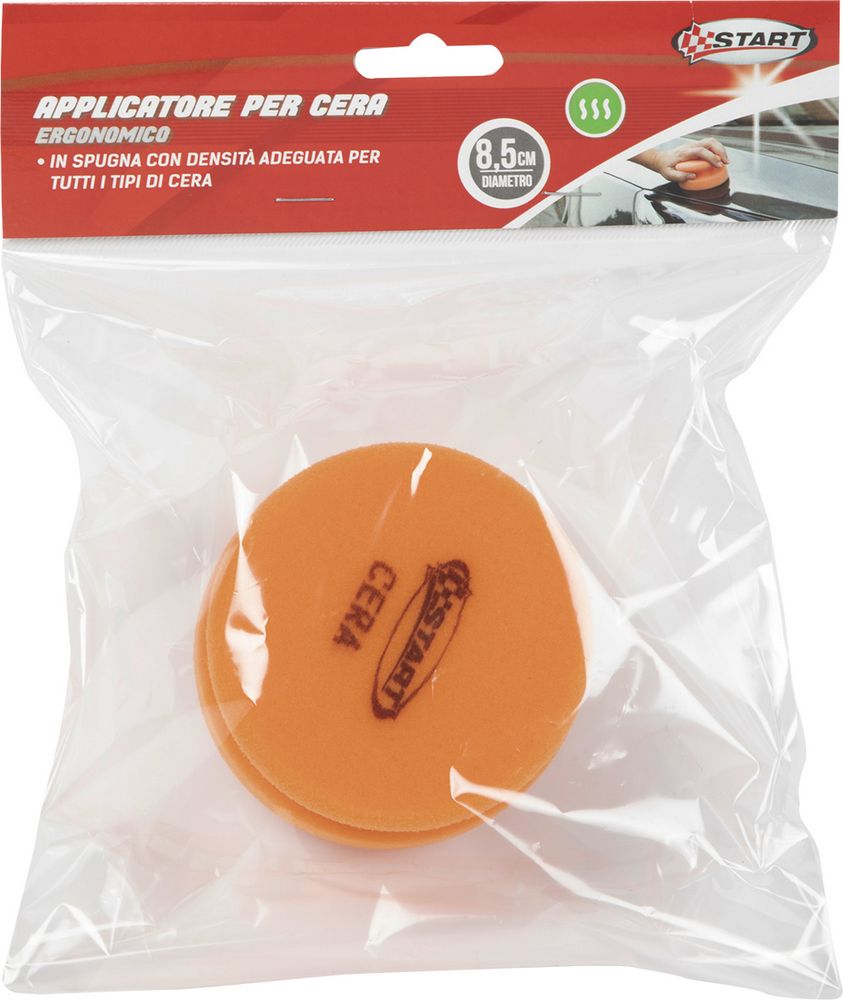 Applicatore per cera ergonomico 1 pezzo diametro 8,5 cm