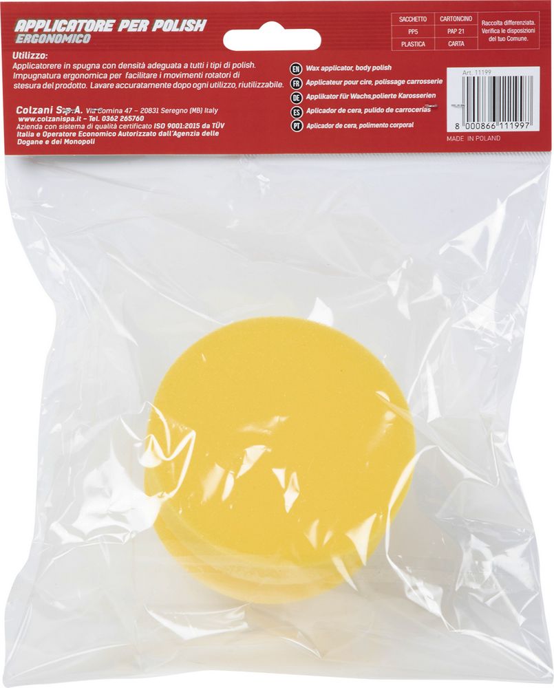 Applicatore per polish ergonomico 1 pezzo